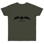 Camiseta punto liso - Caqui urbano - Rat penat: Ratapinada Camiseta punto liso - Caqui urbano - Rat penat: Ratapinada