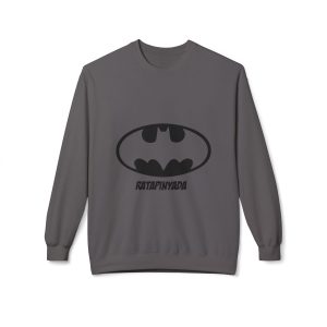 Sudadera Softstyle cuello redondo - Gris marengo - Rata Pinyada Batman