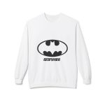 Sudadera Softstyle cuello redondo - Blanco - Rata Pinyada Batman