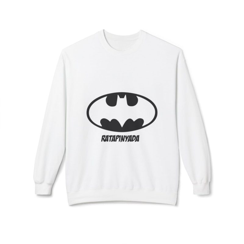 Sudadera Softstyle cuello redondo - Blanco - Rata Pinyada Batman