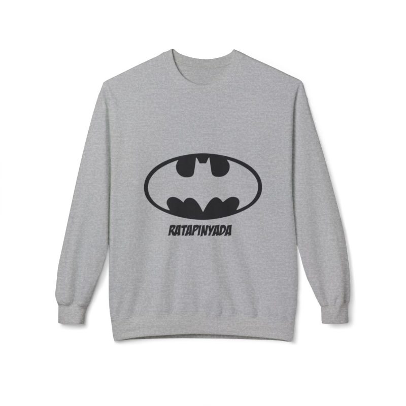 Sudadera Softstyle cuello redondo - Gris deportivo - Rata Pinyada Batman
