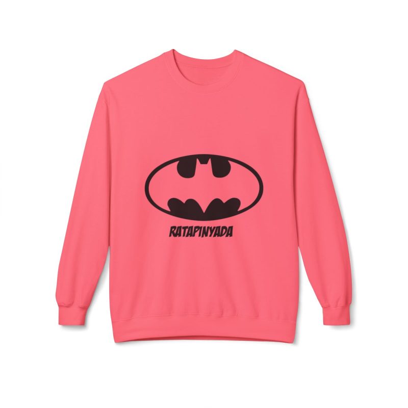 Sudadera Softstyle cuello redondo - Rosa limonada - Rata Pinyada Batman