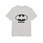 Camiseta oversize gruesa - Gris jaspeado claro - Rata Pinyada Batman