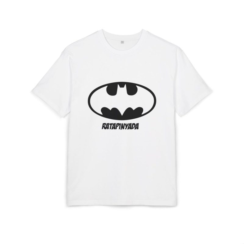 Camiseta oversize gruesa - Blanco - Rata Pinyada Batman