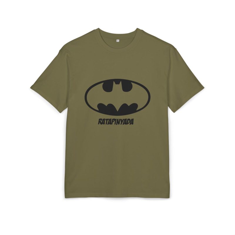 Camiseta oversize gruesa - Verde oliva - Rata Pinyada Batman