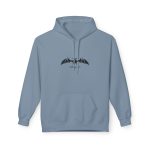 Sudadera Softstyle con capucha - Azul piedra - Rat penat: Ratapinada