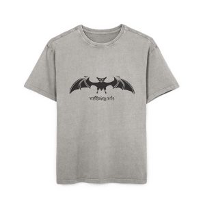 Camiseta oversize lavado acido - Gris asfalto - Rat penat: Ratapinada