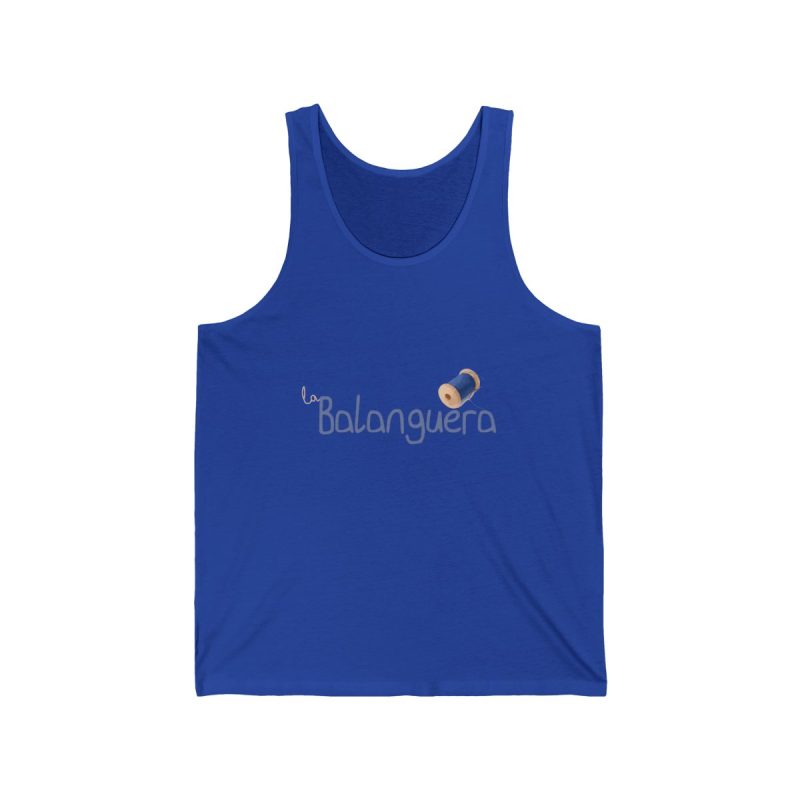 Camiseta de tirantes - Azul royal autentico - Camiseta «La Balanguera»