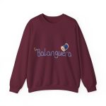 Sudadera cuello redondo - Granate - Camiseta «La Balanguera» Sudadera cuello redondo - Granate - Camiseta «La Balanguera»