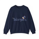 Sudadera cuello redondo - Azul marino - Camiseta «La Balanguera» Sudadera cuello redondo - Azul marino - Camiseta «La Balanguera»