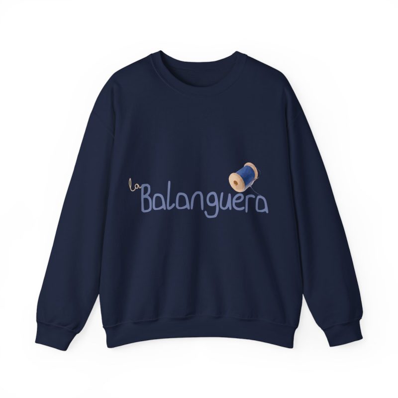 Sudadera cuello redondo - Azul marino - Camiseta «La Balanguera»