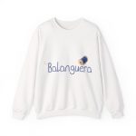 Sudadera cuello redondo - Blanco - Camiseta «La Balanguera» Sudadera cuello redondo - Blanco - Camiseta «La Balanguera»