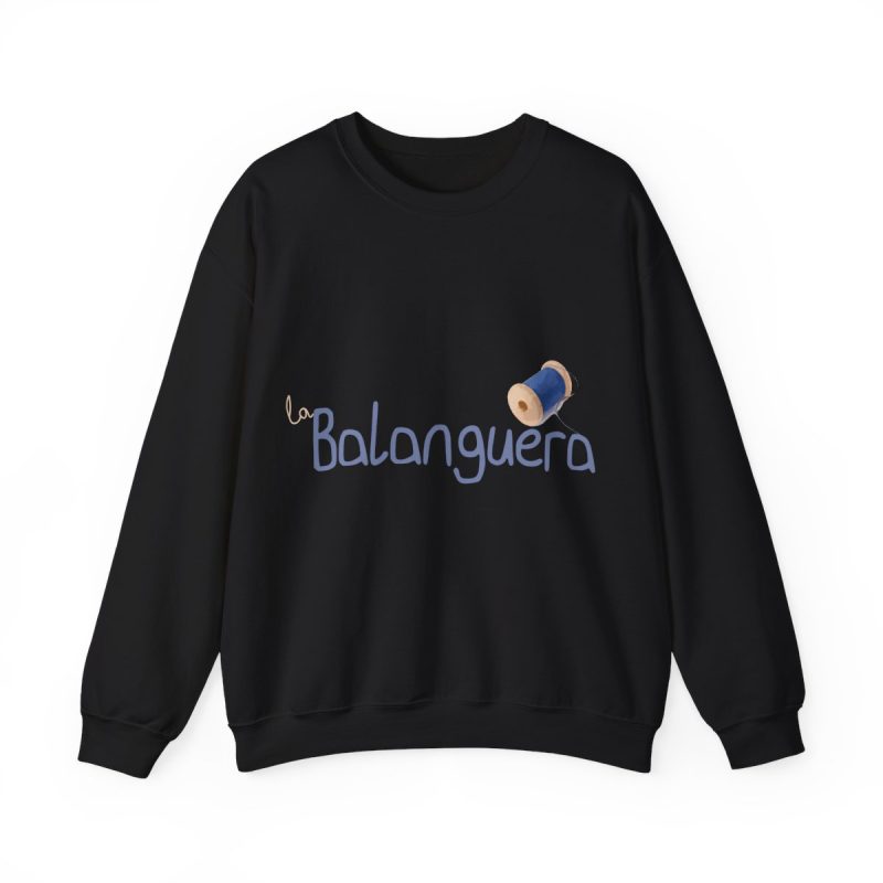 Sudadera cuello redondo - Negro - Camiseta «La Balanguera»