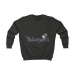 Sudadera infantil - Negro azabache - Camiseta «La Balanguera» Sudadera infantil - Negro azabache - Camiseta «La Balanguera»