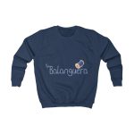 Sudadera infantil - Azul marino Oxford - Camiseta «La Balanguera» Sudadera infantil - Azul marino Oxford - Camiseta «La Balanguera»