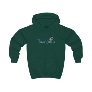Sudadera con capucha infantil - Verde botella - Camiseta «La Balanguera»