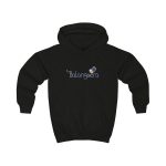 Sudadera con capucha infantil - Negro azabache - Camiseta «La Balanguera»