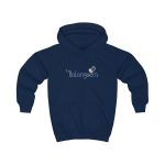 Sudadera con capucha infantil - Azul marino Oxford - Camiseta «La Balanguera»