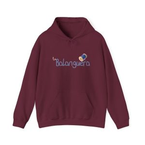 Sudadera con capucha - Granate - Camiseta «La Balanguera»