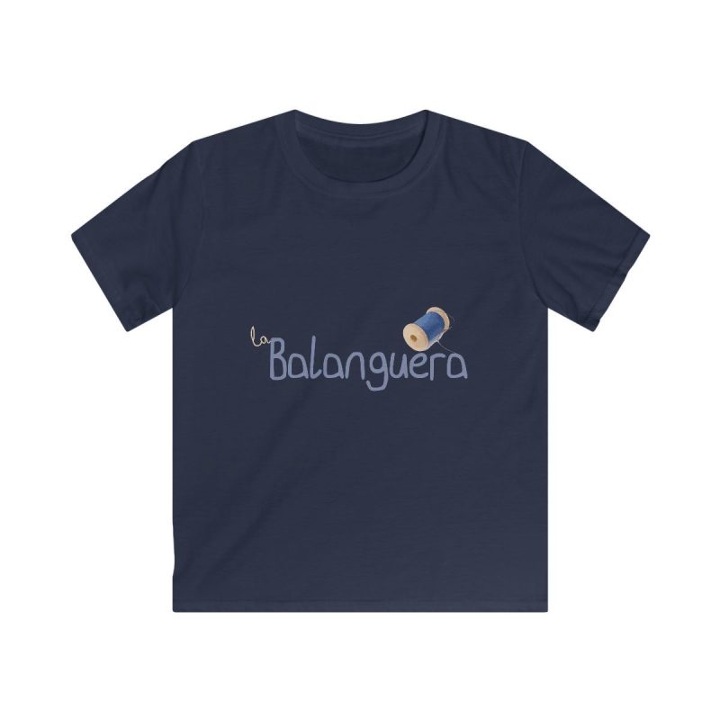 Camiseta infantil Softstyle - Azul marino - Camiseta «La Balanguera» Camiseta infantil Softstyle - Azul marino - Camiseta «La Balanguera»