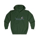 Sudadera con capucha y cremallera - Verde botella - Camiseta «La Balanguera» Sudadera con capucha y cremallera - Verde botella - Camiseta «La Balanguera»