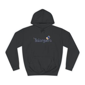 Sudadera universitaria - Negro azabache - Camiseta «La Balanguera»