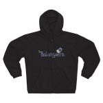 Sudadera capucha con cremallera premium - Negro - Camiseta «La Balanguera»