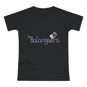 Camiseta mujer punto liso - Negro - Camiseta «La Balanguera»