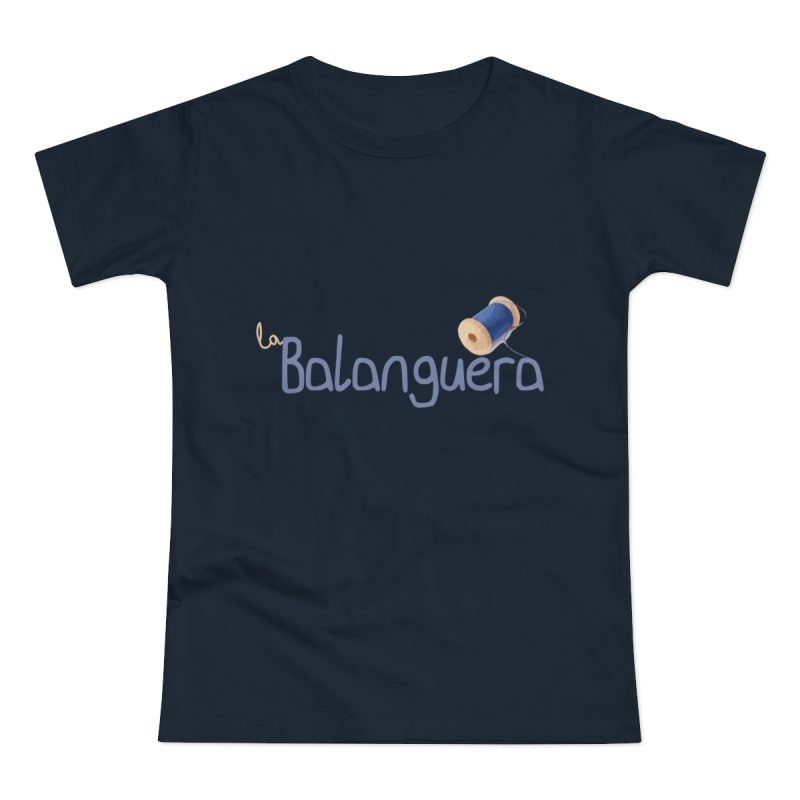 Camiseta mujer punto liso - Azul marino - Camiseta «La Balanguera»