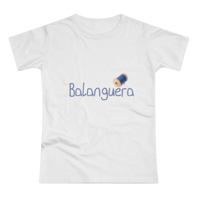 Camiseta mujer punto liso - Blanco - Camiseta «La Balanguera»