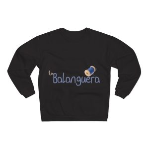 Sudadera cuello redondo premium - Negro - Camiseta «La Balanguera»