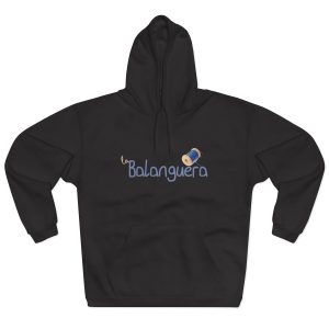 Sudadera con capucha cerrada - Negro - Camiseta «La Balanguera»