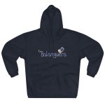 Sudadera con capucha cerrada - Azul marino - Camiseta «La Balanguera»