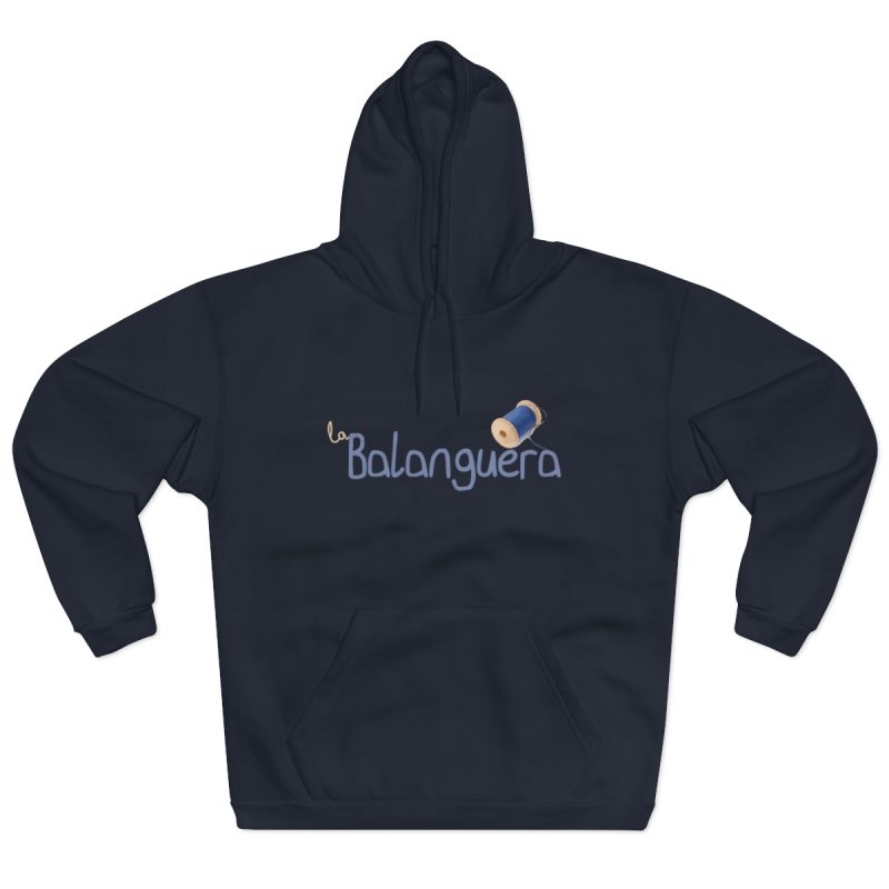 Sudadera con capucha cerrada - Azul marino - Camiseta «La Balanguera»
