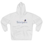 Sudadera con capucha cerrada - Blanco - Camiseta «La Balanguera»