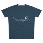 Camiseta hombre corte moderno - Azul vaquero - Camiseta «La Balanguera»
