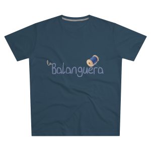 Camiseta hombre corte moderno - Azul vaquero - Camiseta «La Balanguera»