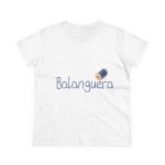 Camiseta mujer algodon medio - Blanco - Camiseta «La Balanguera»