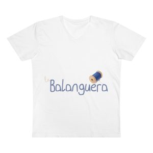 Camiseta hombre cuello de pico Presenter - Blanco - Camiseta «La Balanguera»
