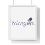 Poster enmarcado vertical - Blanco - Camiseta «La Balanguera» Poster enmarcado vertical - Blanco - Camiseta «La Balanguera»