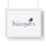 Poster enmarcado horizontal - Blanco - Camiseta «La Balanguera» Poster enmarcado horizontal - Blanco - Camiseta «La Balanguera»