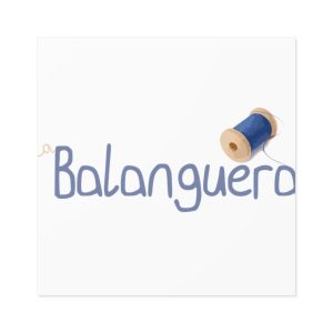 Pegatinas laminadas cuadradas - Camiseta «La Balanguera»