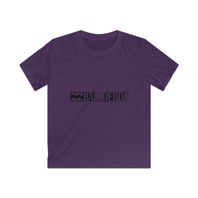 Camiseta infantil Softstyle - Morado - Camiseta Ball de Bot