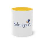 Taza bicolor - Amarillo dorado - Camiseta «La Balanguera»