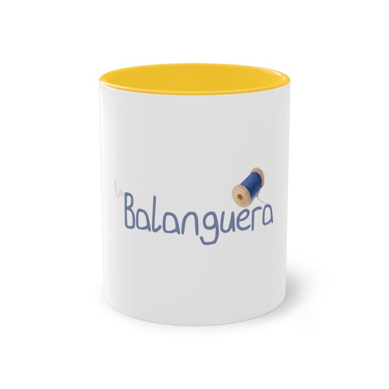 Taza bicolor - Amarillo dorado - Camiseta «La Balanguera»