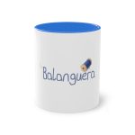 Taza bicolor - Azul Cambridge - Camiseta «La Balanguera»