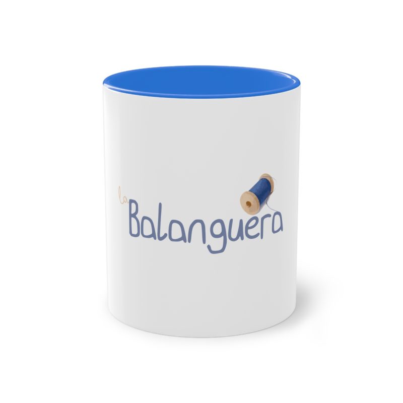 Taza bicolor - Azul Cambridge - Camiseta «La Balanguera»