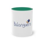 Taza bicolor - Verde oscuro - Camiseta «La Balanguera»