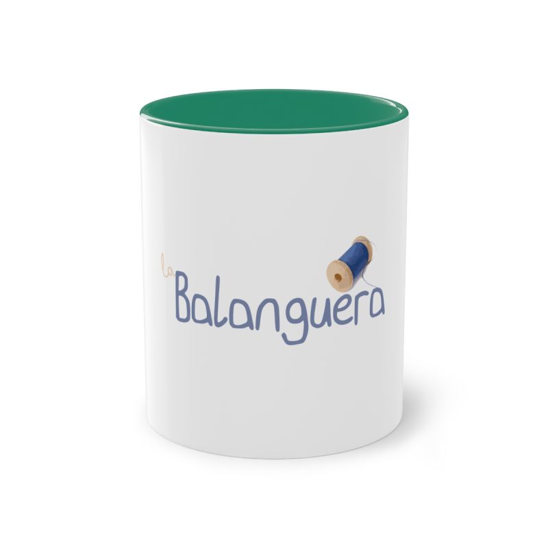 Taza bicolor - Verde oscuro - Camiseta «La Balanguera»