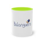 Taza bicolor - Verde claro - Camiseta «La Balanguera»